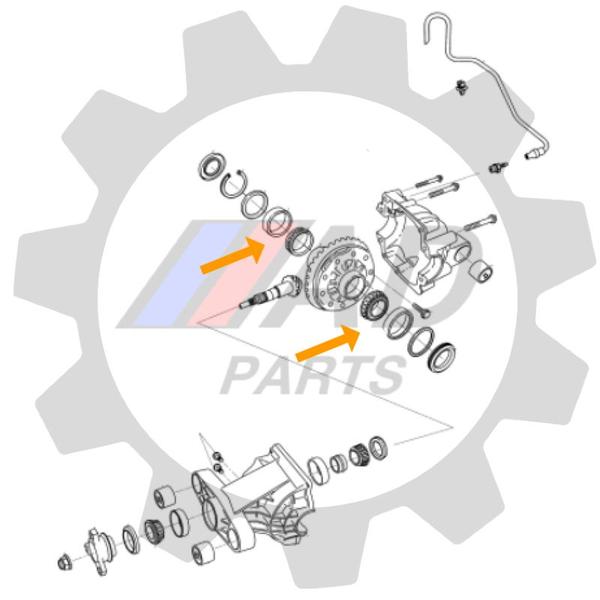 Imagem de Rolamento Diferencial Chevrolet Omega Fittipaldi Coroa