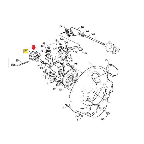 Imagem de Rolamento Embreagem Scania T R113 Gr871 10 Marchas 1393163HC