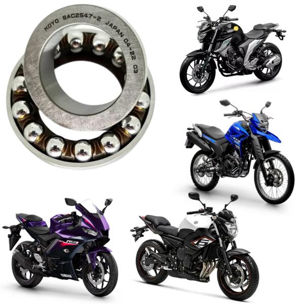 Imagem de Rolamento Mesa Guidão Esferas Ys Fazer 250 Lander 250 Yzf R3 Xj6