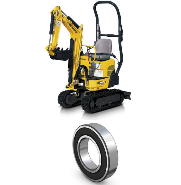 Rolamento Roletes Lagarta Mini Escavadeira YANMAR SV08 - HGF Imagem de Rolamento Roletes Lagarta Mini Escavadeira YANMAR SV08