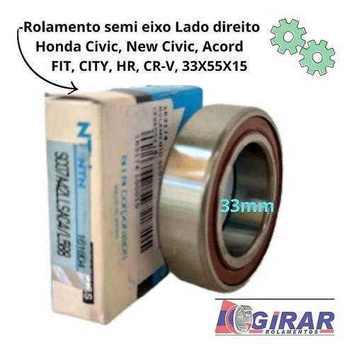 Imagem de Rolamento Semi Eixo New Civic 2006 A 2021 Acord Crv 33x55x15