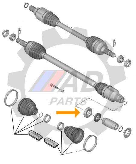 Imagem de Rolamento Semi Eixo Peugeot 306 1991 até 2001