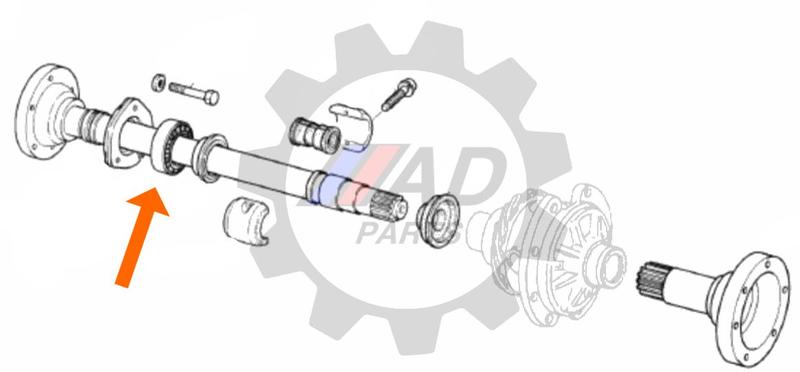 Imagem de Rolamento Suporte Semi Eixo FIAT Grand Siena 1.6L