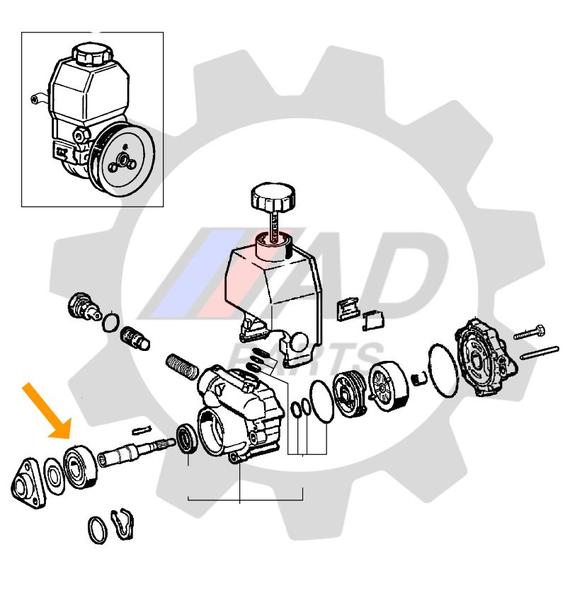 Imagem de Rolamentos Bomba de Direção GM S10 1995 até 2000