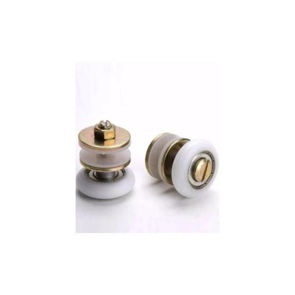 Roldana box janela porta vidro temperado blindex kit 2 pcs - WR Imagem de Roldana box janela porta vidro temperado blindex kit 2 pcs