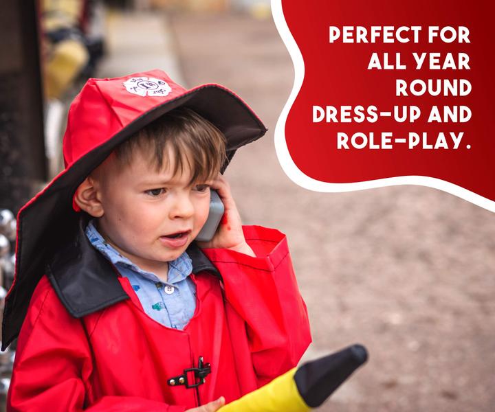 Imagem de Role-Play Set Dress Up America Fire Chief Costume 3-9 anos