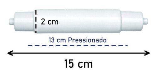 Imagem de Rolete Branco Para Papel Higiênico Kit 12 Unidades Overtime