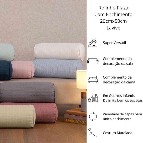 Imagem de Rolinho Pastilha Matelado Lavive Plaza com Enchimento