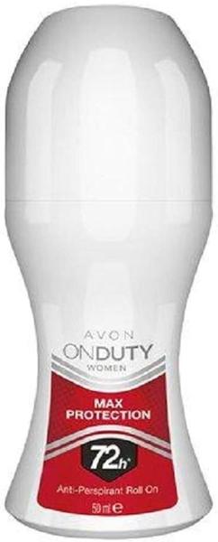 Imagem de Roll on antitranspirante OnDuty Woman max protection 72 horas Avon 50ml 1 unidade