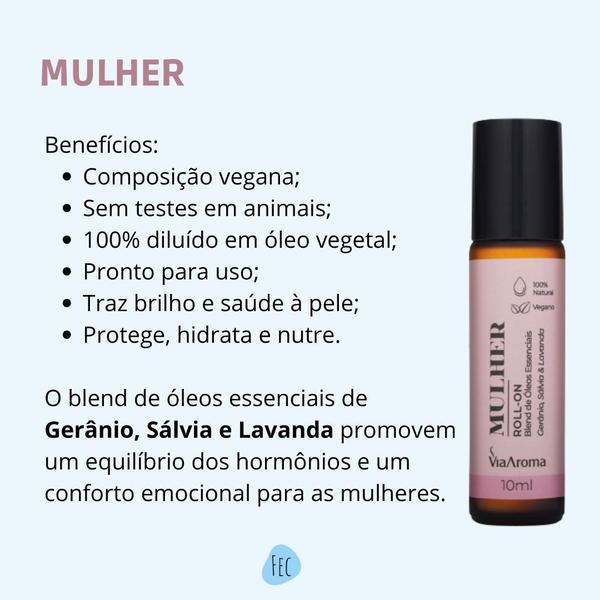 Imagem de Roll-on Blend de Óleos Essenciais Via Aroma 10ml - Escolha o Seu