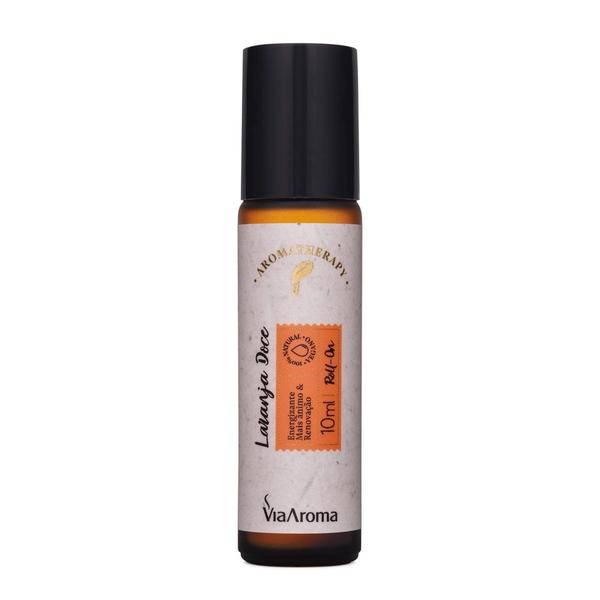 Roll-On Óleo Essencial laranja doce Via Aroma - 10ml Imagem de Roll-On Óleo Essencial laranja doce Via Aroma - 10ml