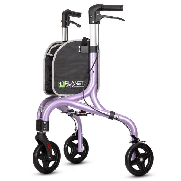 Imagem de Rollator Walker Planetwalk Premium de 3 rodas para idosos