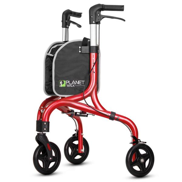 Imagem de Rollator Walker Planetwalk Premium de 3 rodas para idosos