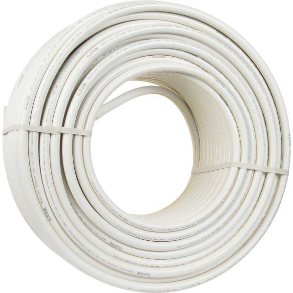 Imagem de Rolo 10 Metros Tubo PEX GÁS Multicamadas Mangueira PEX GÁS 20mm Branco UV