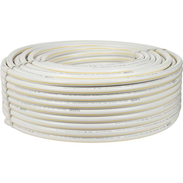 Imagem de Rolo 100 Metros Tubo PEX GÁS Multicamadas Mangueira PEX GÁS Branco UV 20mm