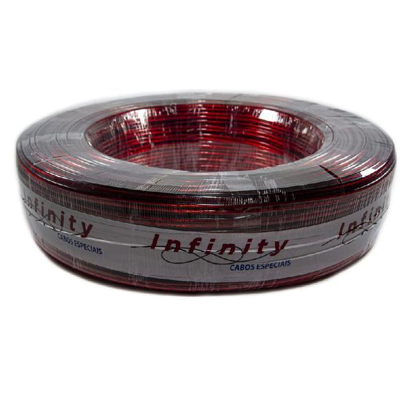 Rolo 15m Cabo de Som 12V Cordão Bicolor 2x0,5mm 2X20 Awg - Infinity Imagem de Rolo 15m Cabo de Som 12V Cordão Bicolor 2x0,5mm 2X20 Awg