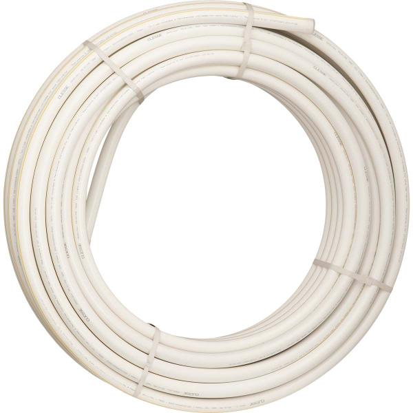 Imagem de Rolo 20 Metros Tubo PEX GÁS Multicamadas Mangueira PEX GÁS 32mm Branco UV