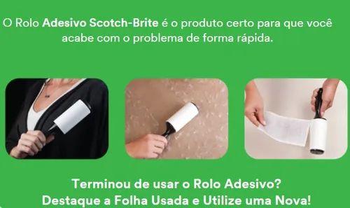 Imagem de Rolo adesivo tira pelo scotch brite original 3m