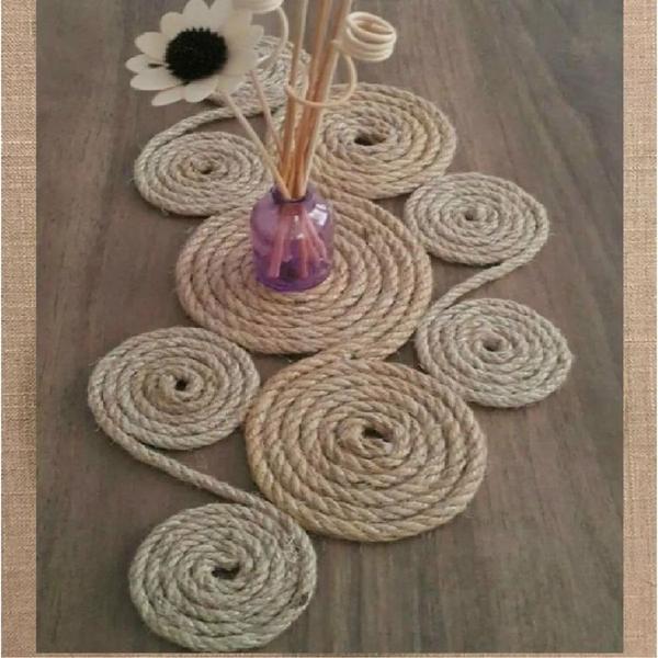 Imagem de Rolo Corda De Sisal Natural 10mm 220 Metros Rasada Arranhador Para Gatos Artesanato Em Geral Acabamento Fino Construção