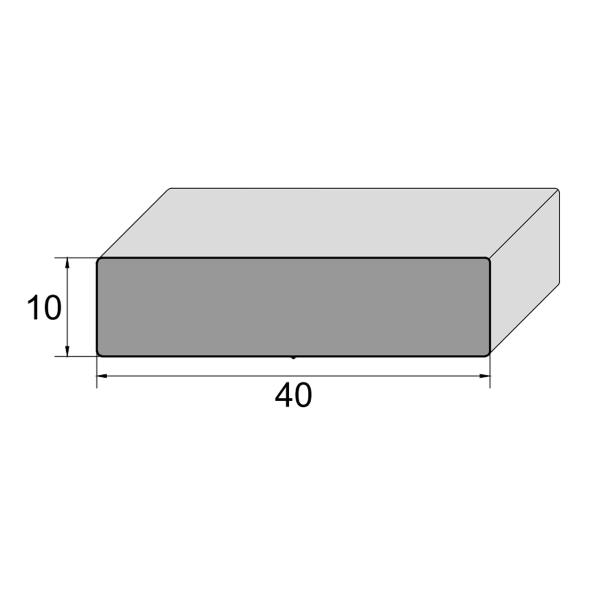 Imagem de Rolo de 10 Metros de Borracha Perfil Esponjoso Vedação 40x10mm Macio Londribor