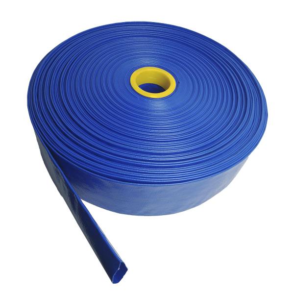 Rolo de 30 Metros de Mangueira Flat Azul Achatada 3 Polegadas Irrigação Borrachas Londrina Imagem de Rolo de 30 Metros de Mangueira Flat Azul Achatada 3 Polegadas Irrigação Borrachas Londrina