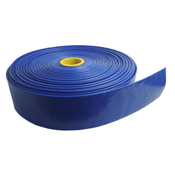 Rolo de 30 Metros de Mangueira Flat Azul Achatada 3 Polegadas Irrigação Borrachas Londrina Imagem de Rolo de 30 Metros de Mangueira Flat Azul Achatada 3 Polegadas Irrigação Borrachas Londrina