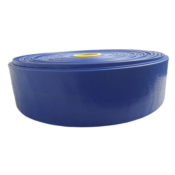 Rolo de 30 Metros de Mangueira Flat Azul Achatada 3 Polegadas Irrigação Borrachas Londrina Imagem de Rolo de 30 Metros de Mangueira Flat Azul Achatada 3 Polegadas Irrigação Borrachas Londrina