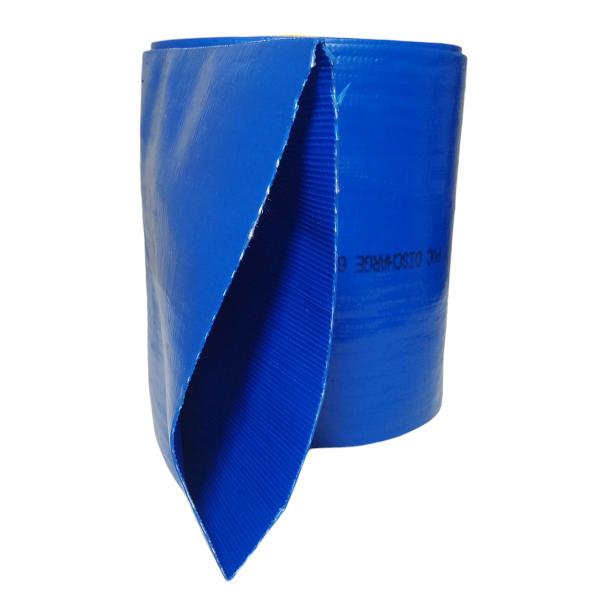Rolo de 35 Metros de Mangueira Flat Azul Achatada 5 Polegadas Irrigação Borrachas Londrina Imagem de Rolo de 35 Metros de Mangueira Flat Azul Achatada 5 Polegadas Irrigação Borrachas Londrina