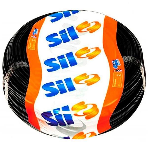 Rolo de Cabo PP 4x6,0mm 4 Vias Condutor Flexível 100 Metros - SIL Imagem de Rolo de Cabo PP 4x6,0mm 4 Vias Condutor Flexível 100 Metros