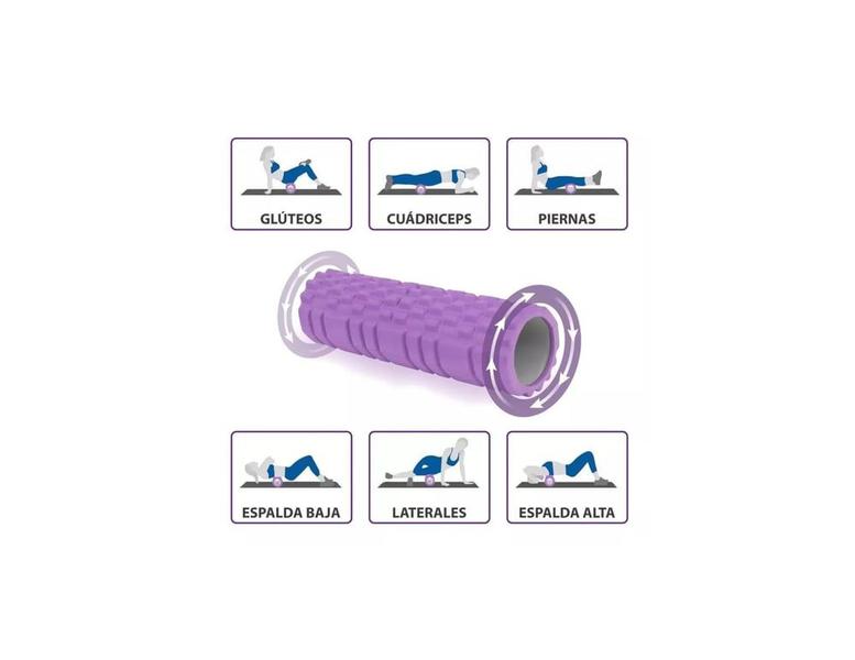 Rolo de espuma Eva Rubber de 45 cm para ioga, pilates, massagem fitness - Lightbek Official Store Imagem de Rolo de espuma Eva Rubber de 45 cm para ioga, pilates, massagem fitness