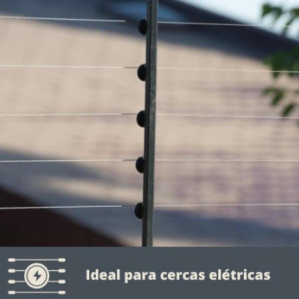 Rolo de Fio Cabo de Alta isolação tensão para Ligação de Cerca elétrica 5mm 25m - FRAPA Imagem de Rolo de Fio Cabo de Alta isolação tensão para Ligação de Cerca elétrica 5mm 25m