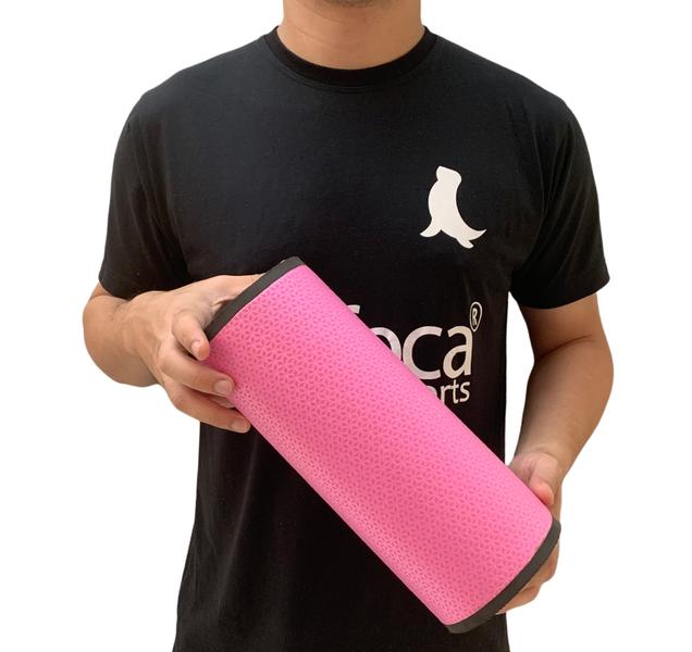 Imagem de Rolo De Liberação 30cm Miofascial Dafoca Massagem Ativação Muscular Yoga DF1064 Rosa Dafoca