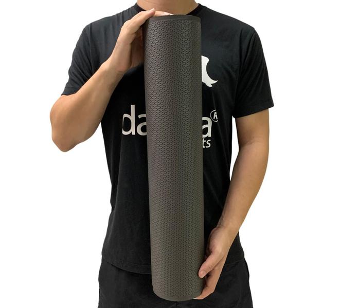 Imagem de Rolo De Liberação 60cm Miofascial Dafoca Massagem Ativação Muscular Yoga DF1062 Preto Dafoca