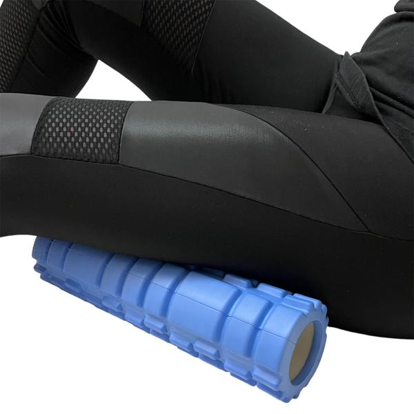 Imagem de Rolo de Liberação Miofascial Pilates 30x8cm Azul Liftness Dafoca Sports