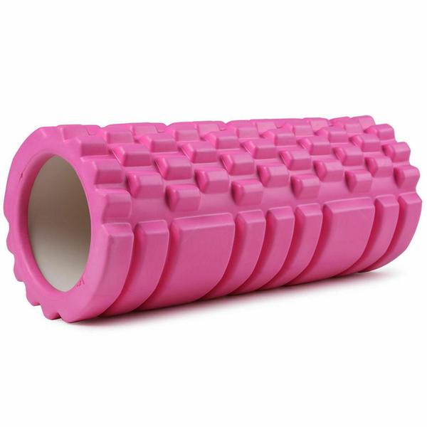 Imagem de Rolo de Massagem Foam Roller Lorben 33x13x13cm - Rosa