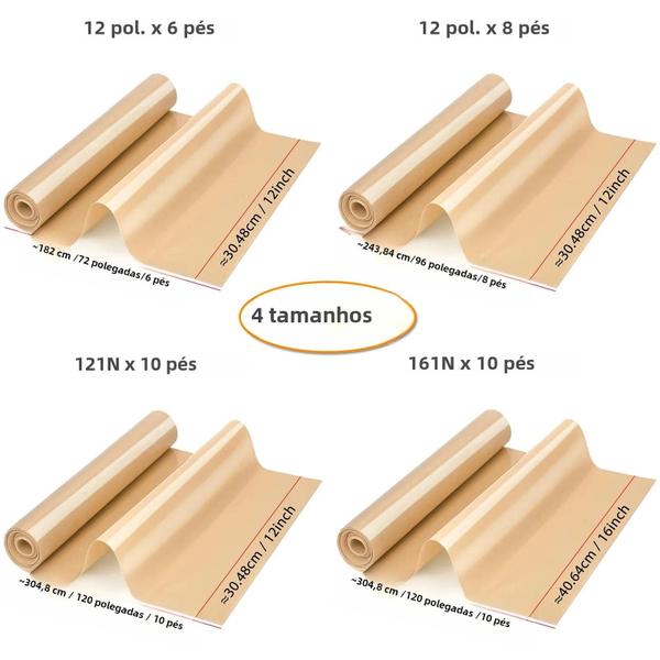 Imagem de Rolo de Silicone para Assar - Reutilizável, Antiaderente e Resistente ao Calor