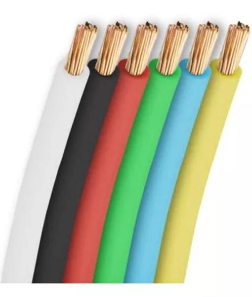 Imagem de Rolo Eletrico Flexivel de 1,5mm com 100mts de Cores Variadas a Pronta Entrega Awg