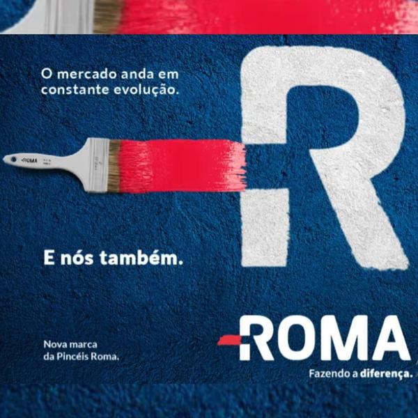 Imagem de Rolo Emborrachado C/ Cabo Para Textura 18cm Girassol - Roma