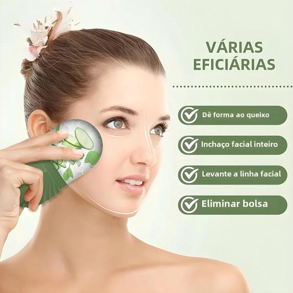 Imagem de Rolo Facial de Gelo de Silicone - Anti-Envelhecimento e Massageador para Olhos Inchados