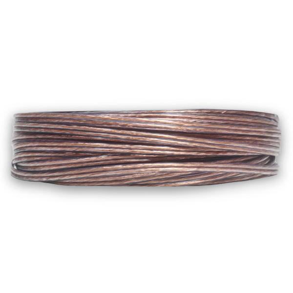 Imagem de Rolo Fio Cabo Som Automotivo Paralelo 10m 10 Metros 100% Cobre Lilás Cristal 2x12awg 2,5mm