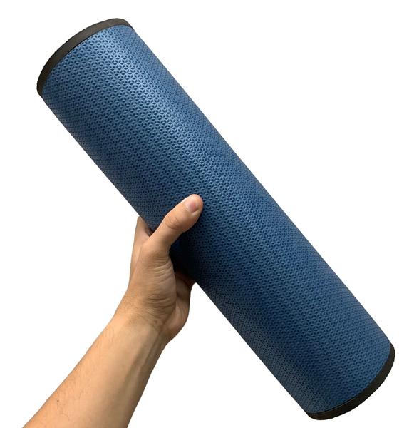 Imagem de Rolo Liberação 45cm Miofascial Massagem 100% EVA DF1069 Azul Dafoca Sports