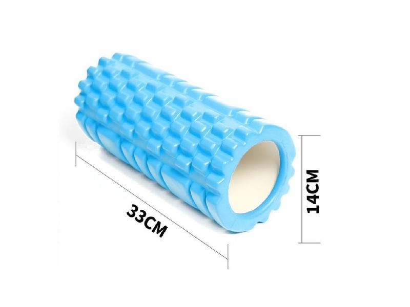 Imagem de Rolo Liberação Miofascial Foam Roller E Bastão Massagem KIT