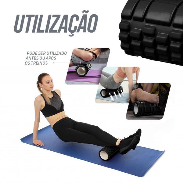 Imagem de Rolo Massagem Foam Liberação Miofascial Yoga e Pilates - PRE