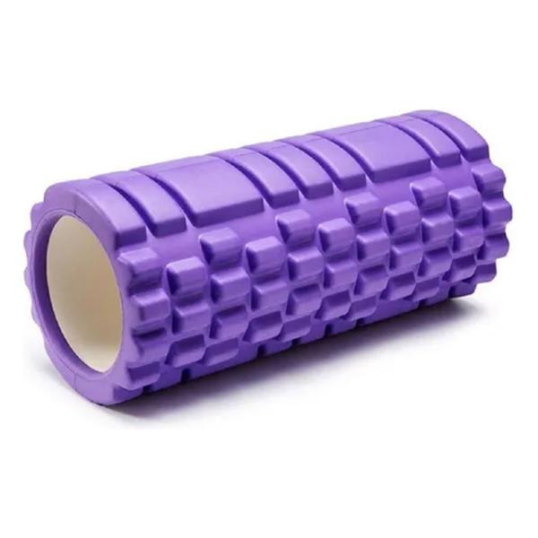 Imagem de Rolo Miofascial Massagem Foam Roller Pilates Ioga Yoga Fisioterapia Treino Academia Exercicio Flexibilidade Atividade Fisica Fortalecimento Muscular A