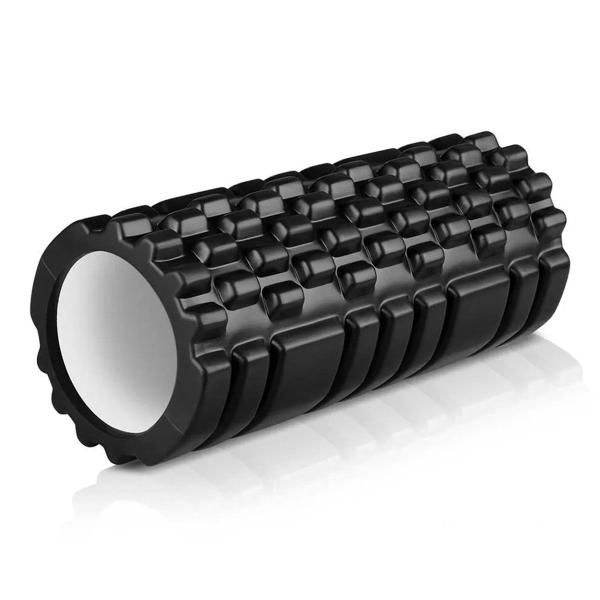 Imagem de Rolo Miofascial Massagem Foam Roller Pilates Yoga Fisioterapia Exercicio Treino Academia Flexibilidade Fortalecimento Muscular Aliva Dores Tensao Ativ