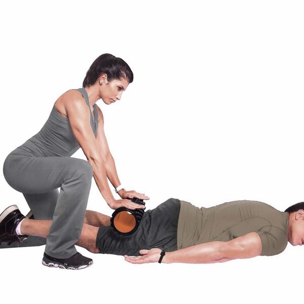 Imagem de Rolo Miofascial Roller Foam Massagem para Yoga Pilates Liberação Tensão e Flexibilidade Treino Academia Exercício Fisioterapia