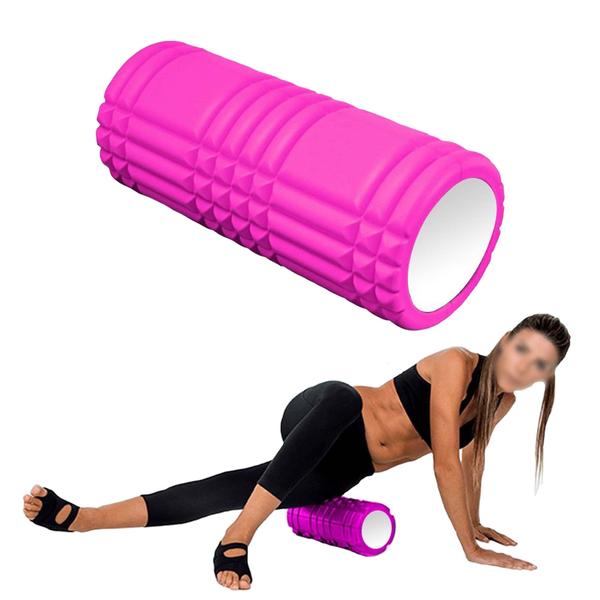 Imagem de Rolo Miofascial Roller Foam Massagem para Yoga Pilates Liberação Tensão Fisioterapia Treino Academia Flexibilidade Exercício