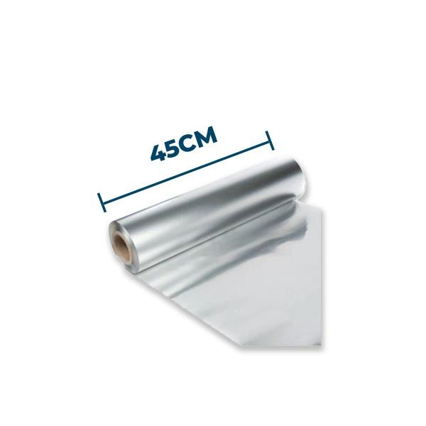 Rolo Papel Alumínio Life Clean 45cm X 7,5 Metros Imagem de Rolo Papel Alumínio Life Clean 45cm X 7,5 Metros