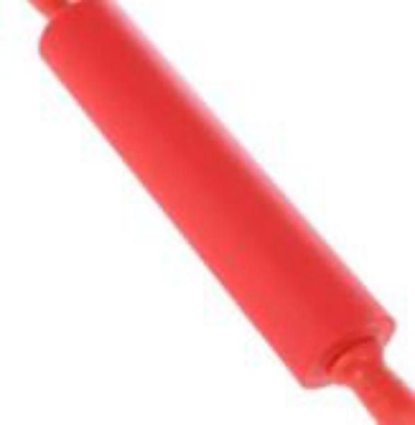 Imagem de Rolo Para Massas Silicone Ect - 49 Cm Vermelho