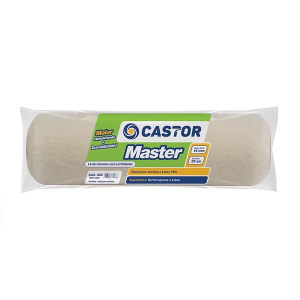 Imagem de Rolo para pintura Lã Master 16MMx23CM s/cabo - Castor